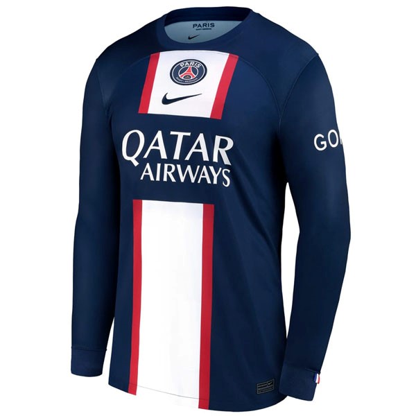 Thailand Trikot Paris Saint Germain Heim ML 2022-23 Blau